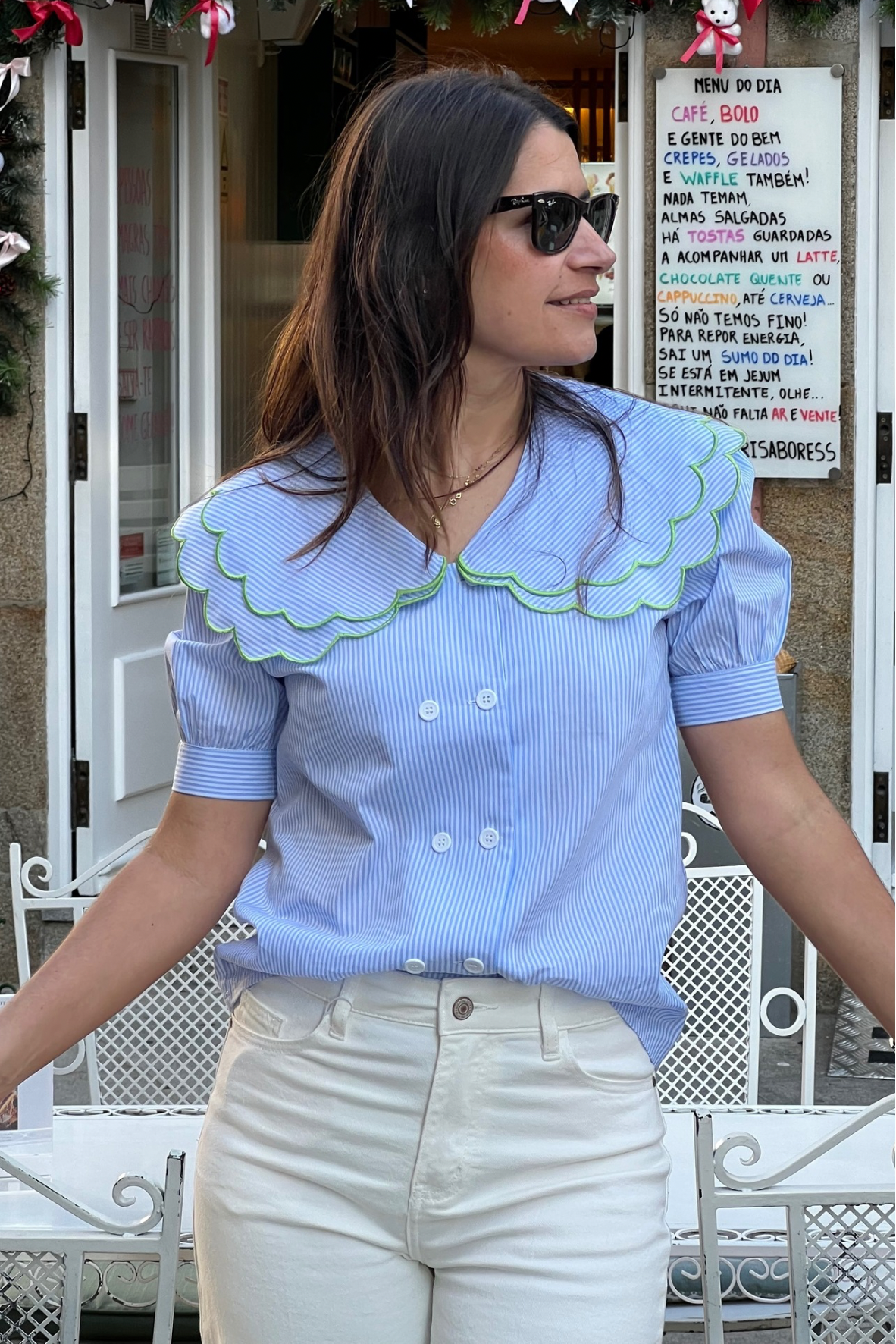 Camisa Madalena (Azul)